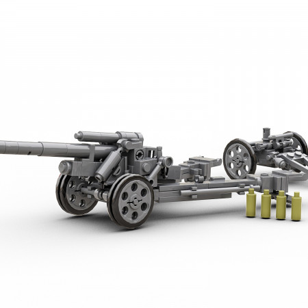 Build Army German 15cm SFH 18 Artillery (B0018)