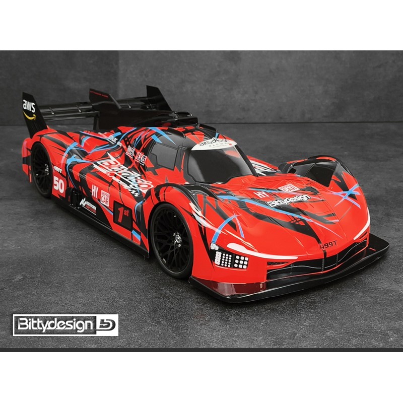 Bittydesign 499T 1/10 LMH 190mm Wheelbase Tamiya TT-02 Body (BD-LMH-190499T)