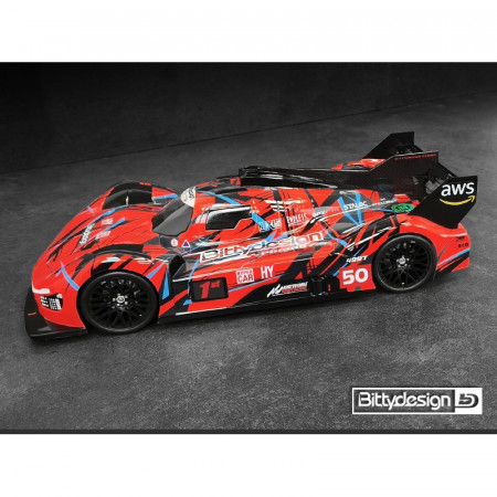 Bittydesign 499T 1/10 LMH 190mm Wheelbase Tamiya TT-02 Body (BD-LMH-190499T)