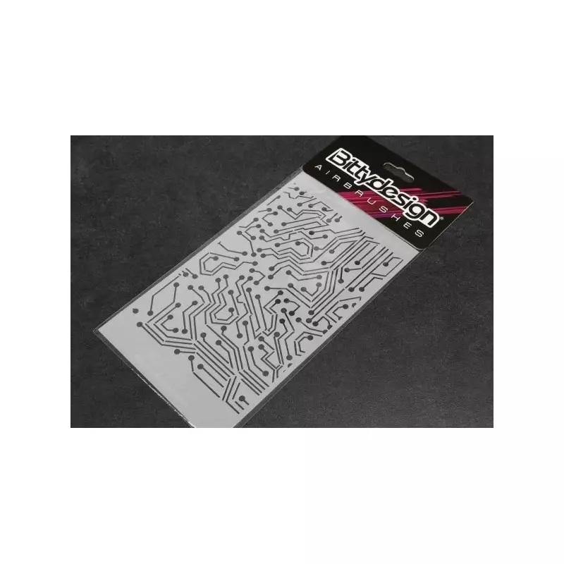 Bittydeisgn Vinyl Stencil - Electronic Circuit (BD-STC-013)