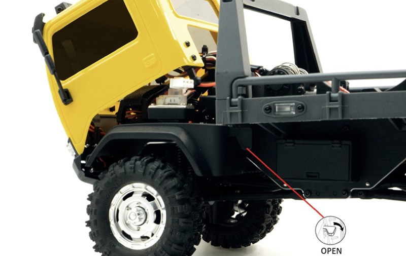 Hobby Plus 1:18 CR-18P "Tow Truck ARKTOS 6x6" Blue RTR (HBP1810431)