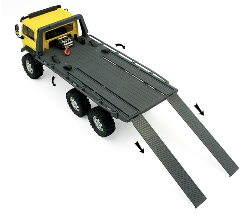 Hobby Plus 1:18 CR-18P "Tow Truck ARKTOS 6x6" Blue RTR (HBP1810431)