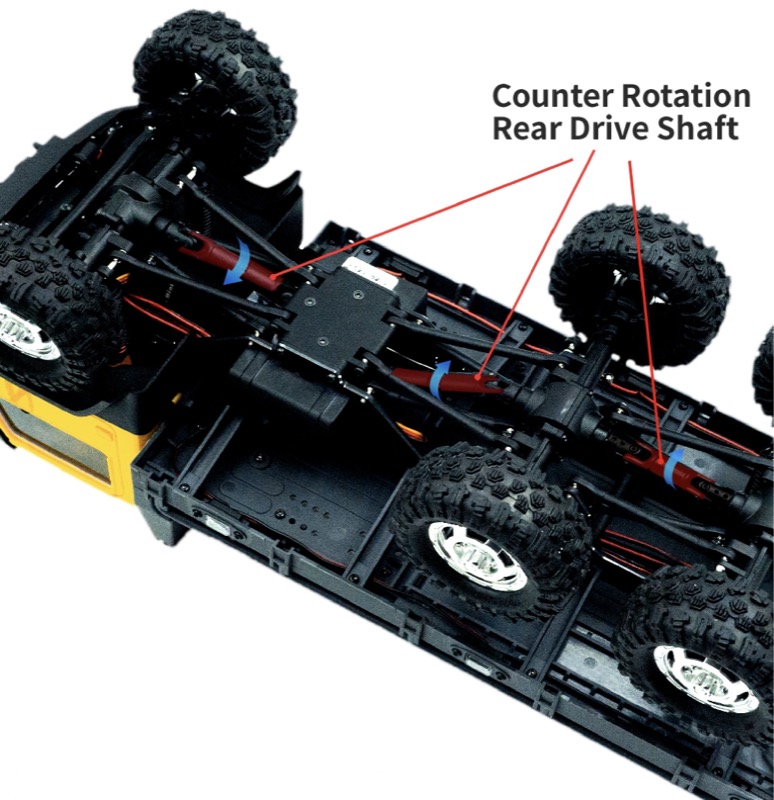 Hobby Plus 1:18 CR-18P "Tow Truck ARKTOS 6x6" Blue RTR (HBP1810431)