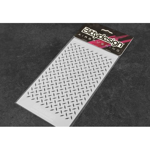 Bittydeisgn Vinyl Stencil - Diamond Plate (BD-STC-019)