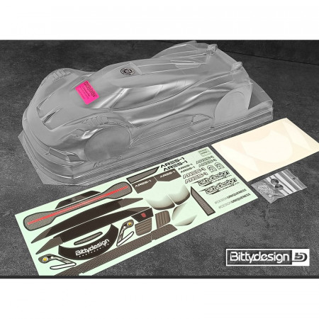 Bittydesign ARES-1 GT Clear 190mm Body Clear (BD-GT-190AS1)