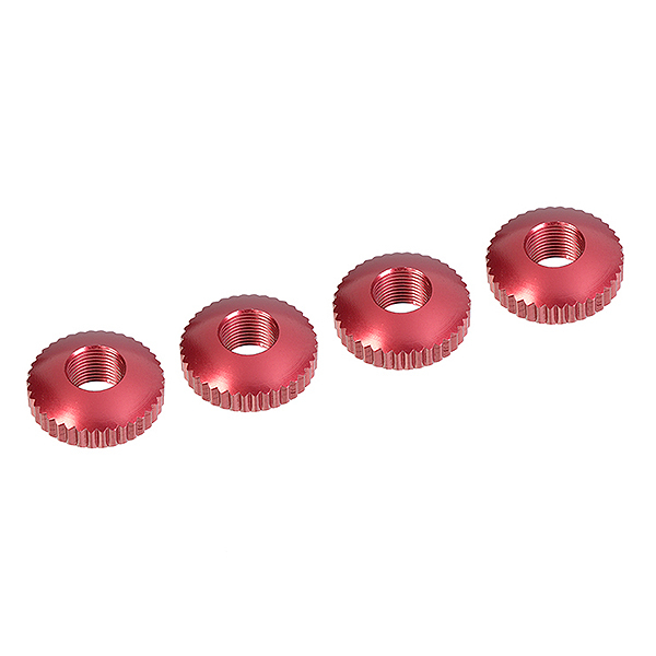 Corally Alum. Body Mount Cambered Nuts 4 Pcs (C-00100-053)