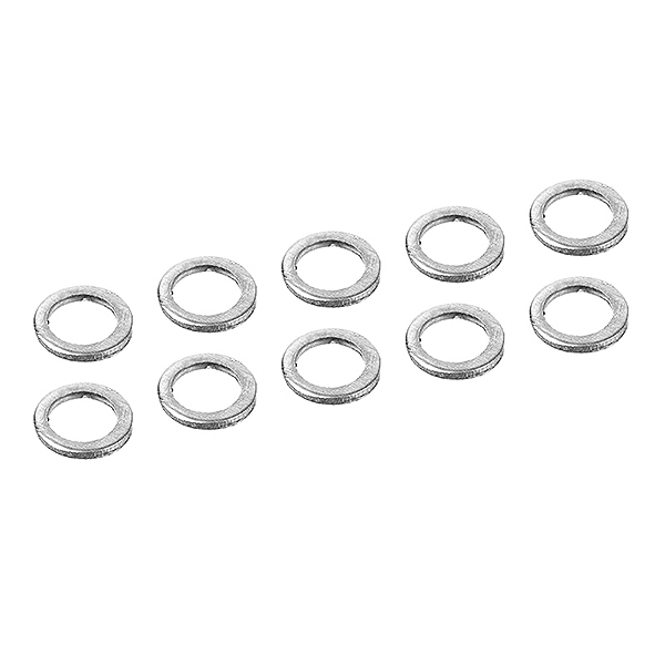Corally Alum. Shim Ring Id 3mm Od 4mm 0.5mm 10 Pcs (C-00100-066)