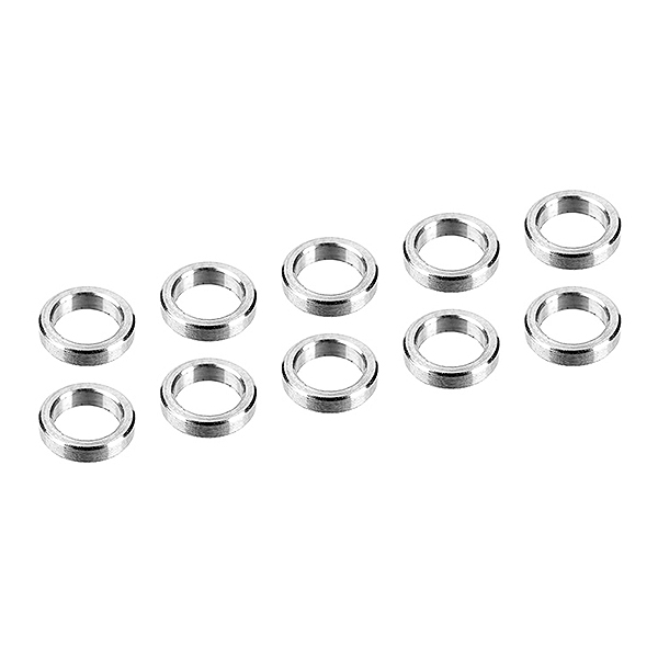 Corally Alum. Shim Ring Id 3mm Od 4mm 1.0mm 10 Pcs (C-00100-067)