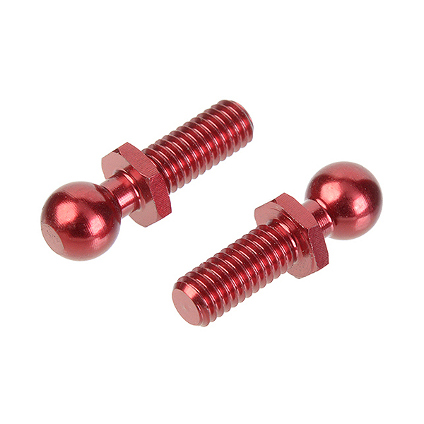 Corally Alum. Threaded Ball 4.25mm 2 Pcs (C-00100-082)
