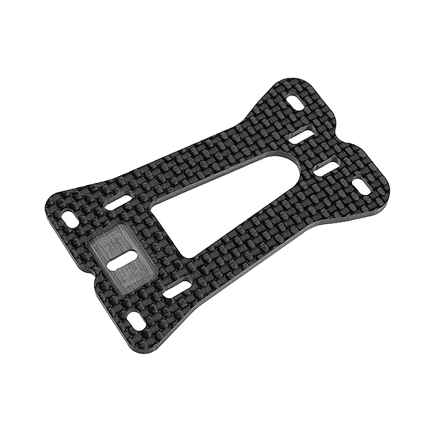 Corally Suspension Arm Mount Plate FSx10 Upper Graphite 2.5mm 1Pc (C-00120-003)