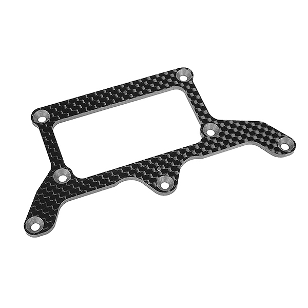 Corally Rear Pod Lower Plate FSx10 Graphite 2.5mm 1 Pc (C-00120-007)
