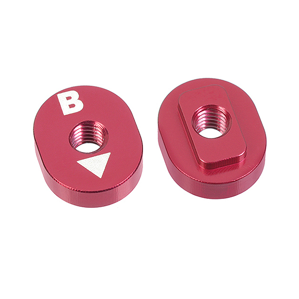 Corally Alum. Excentric Camber Nut B 0.5 1.5 2 Pcs (C-00120-039)