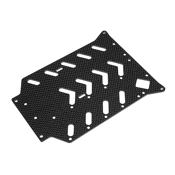 Corally Radio Plate SSx8R 3K Carbon 1 Pc (C-00130-004)