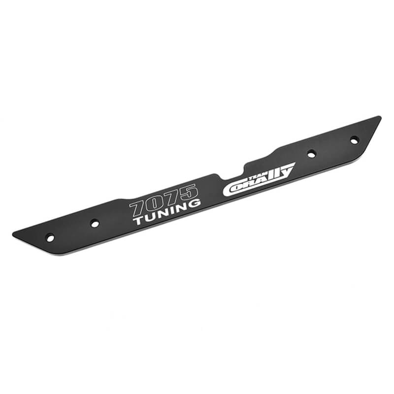 Corally Chassis Brace Center Lower Asuga Xlr SwiSS Made 7075 T6 3mm Hard Anodised Black (C-00180-1125)