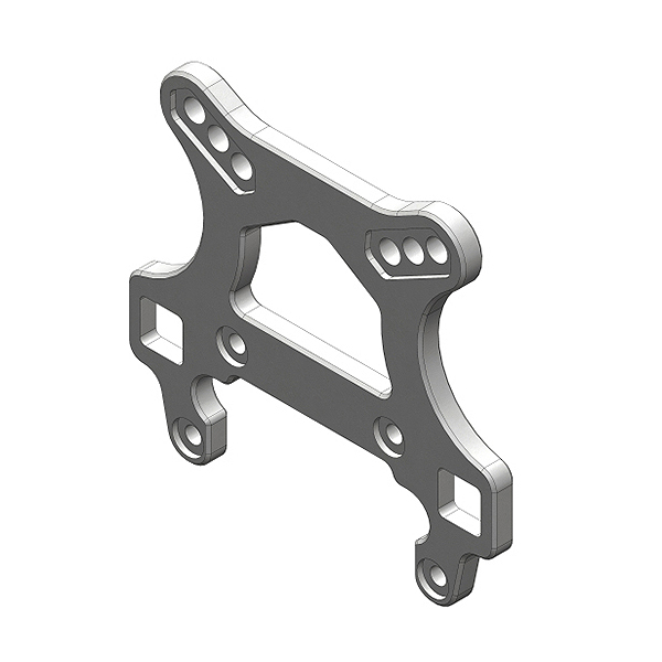 Corally Shock Tower 4mm Aluminum Front 1 Pc (C-00180-131)