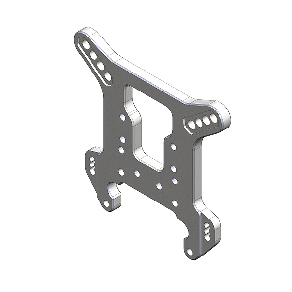 Corally Shock Tower 5mm Aluminium Rear 1 Pc (C-00180-132)