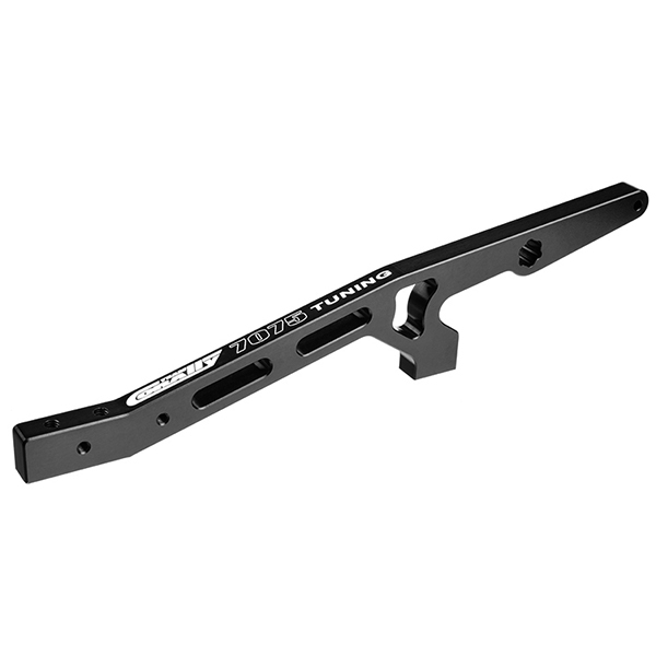 Corally Chassis Brace V2 Rear SwiSS 7075 T6 Hard Black Truck (C-00180-397-2)