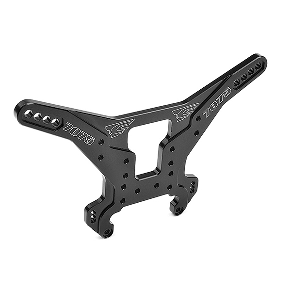 Corally Shock Tower Mts SwiSS Made 7075 T6 5mm Hard Black (C-00180-421)