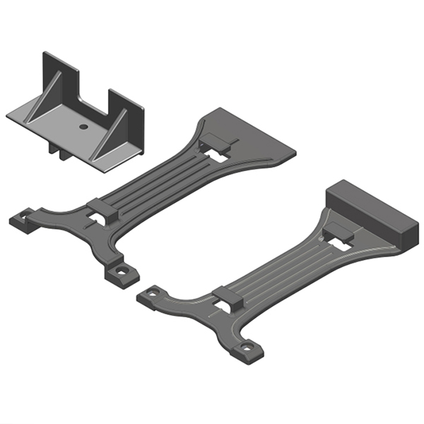 Corally Battery Brace 2S3S Composite 1 Set (C-00250-006)
