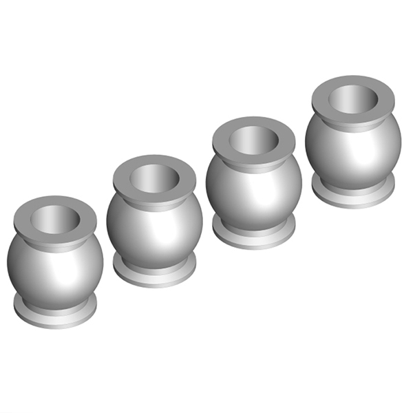 Corally Ball 5.8mm Steel 4 Pcs (C-00250-010)