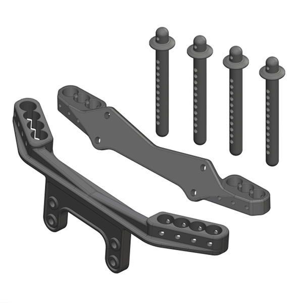 Corally Body Mount Set Fr/Re 1 Set (C-00250-018)