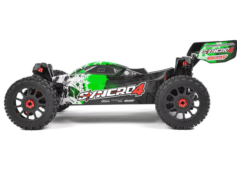 Corally SYNCRO-4 Brushless 4S Basher Buggy RTR- Green (C-00287-G)