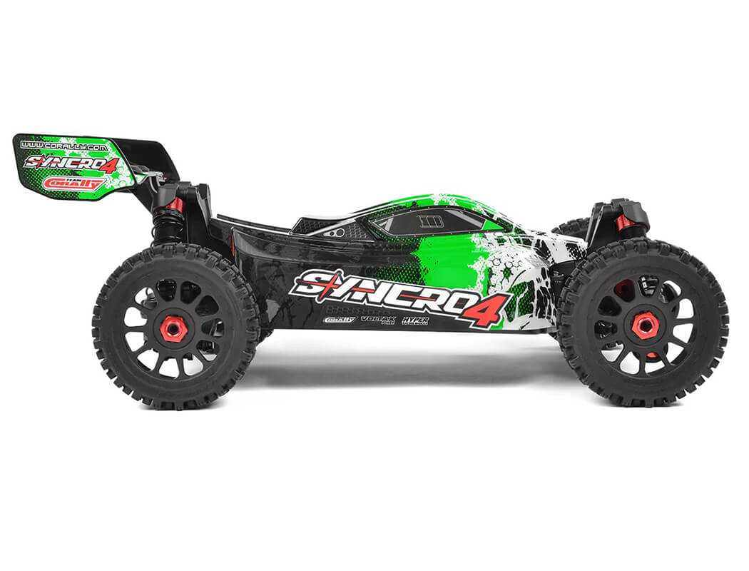 Corally SYNCRO-4 Brushless 4S Basher Buggy RTR- Green (C-00287-G)