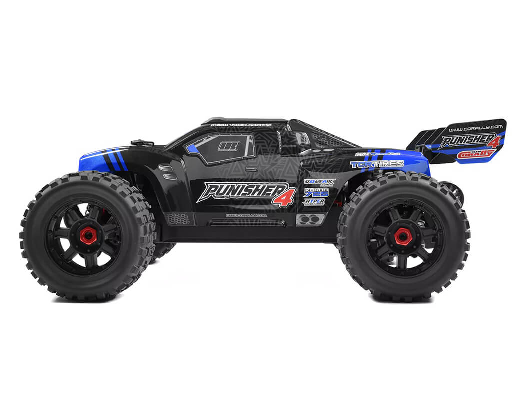 Corally Punisher-4 Brushless 4S Basher Truck RTR - Blue (C-00292-B)