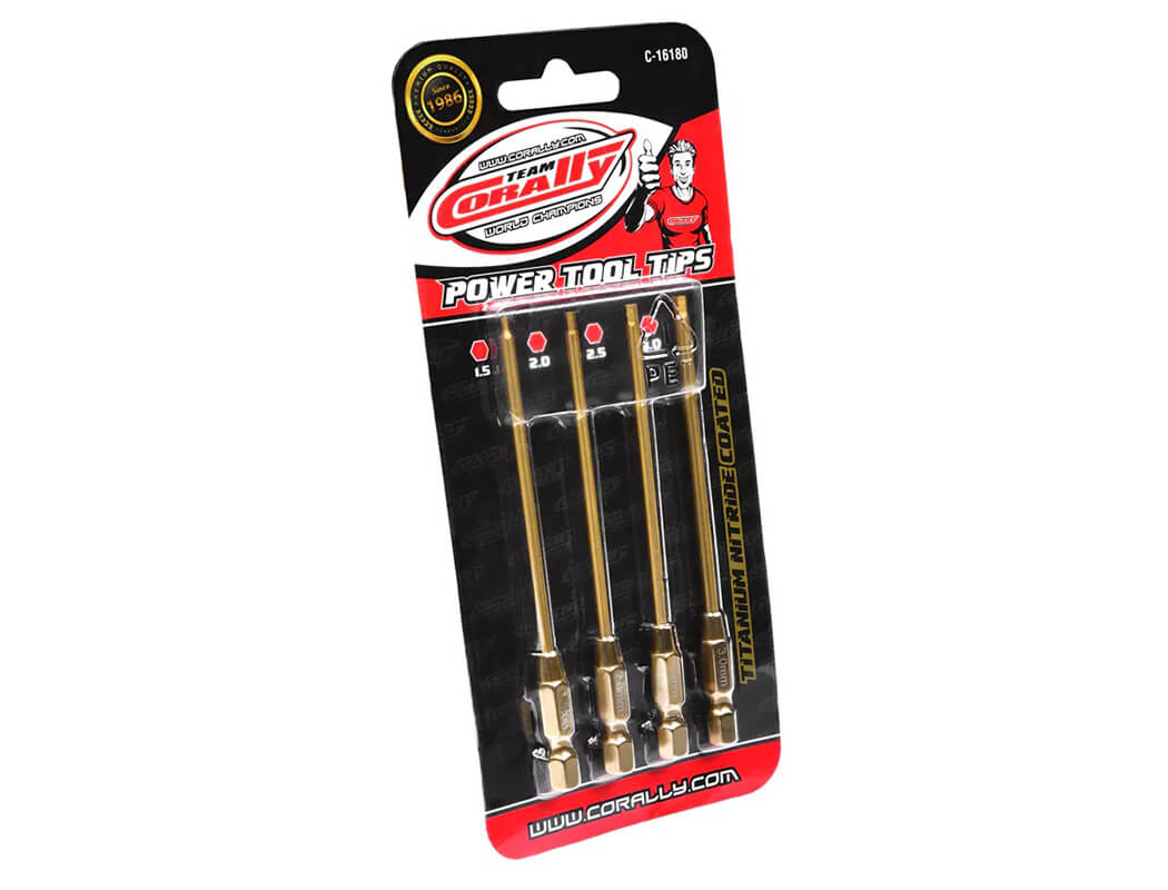 Corally Pro Tool Hex Tips Titanium Nitride Coated (C-16180)