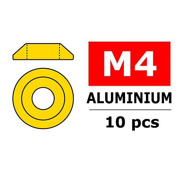 Corally Aluminium Washer For M4 Button Head Screws O (C-3211-40-0)