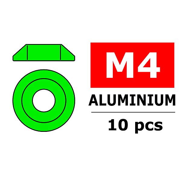 Corally Aluminium Washer For M4 Button Head Screws O (C-3211-40-1)