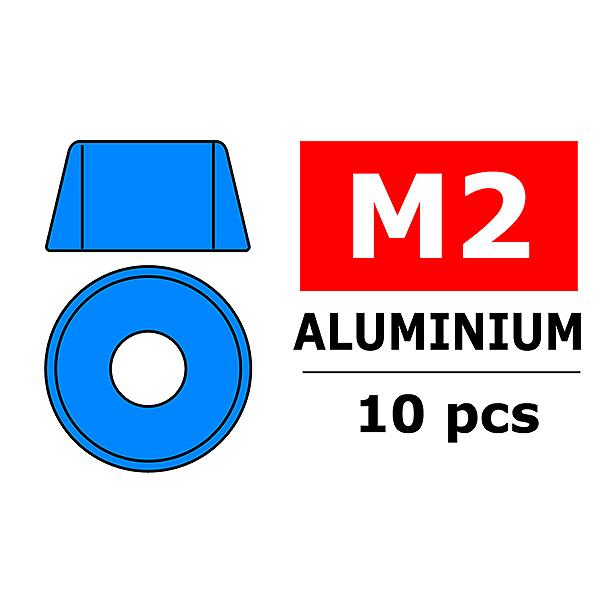 Corally Aluminium Washer For M2 Socket Head Screws O (C-3214-20-4)