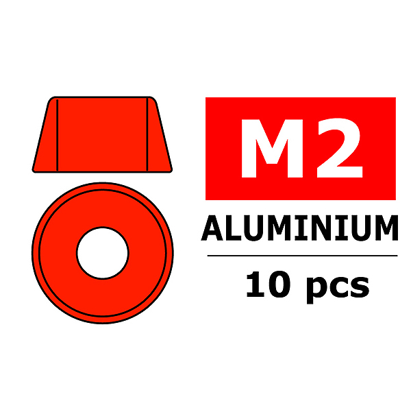 Corally Aluminium Washer For M2 Socket Head Screws O (C-3214-20-5)