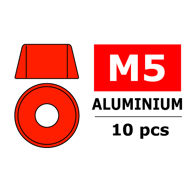 Corally Aluminium Washer For M5 Socket Head Screws O (C-3214-50-5)