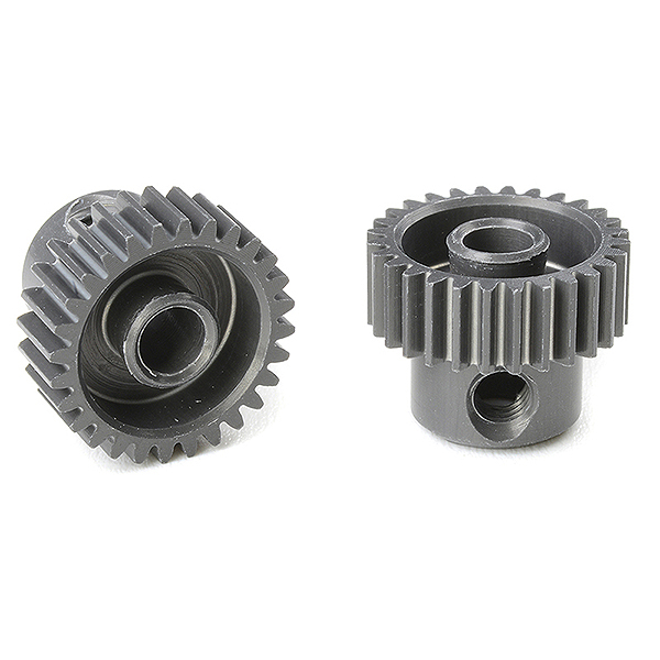 Corally 64 Dp Pinion Short Hard Anodised Al7075 28 Teeth Shaft Dia. 3.17mm (C-70328)