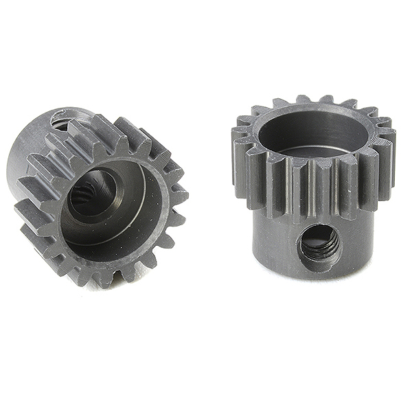Corally 48 Dp Pinion Short Hard Anodised Al7075 18 Teeth Shaft Dia. 3.17mm (C-70418)