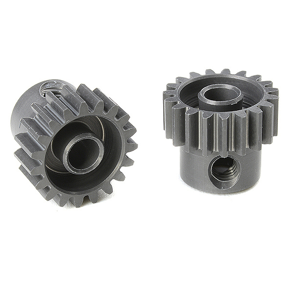 Corally 48 Dp Pinion Short Hard Anodised Al7075 19 Teeth Shaft Dia. 3.17mm (C-70419)