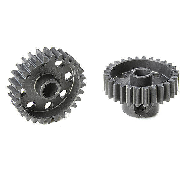 Corally 48 Dp Pinion Short Hard Anodised Al7075 28 Teeth Shaft Dia. 3.17mm (C-70428)