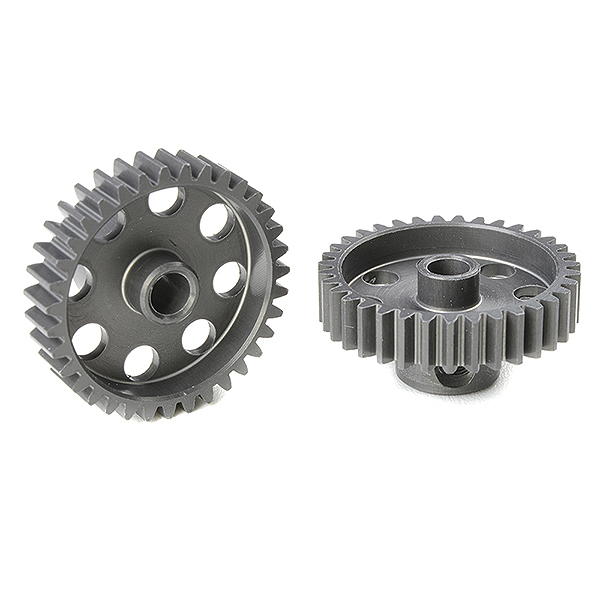 Corally 48 Dp Pinion Short Hard Anodised Al7075 35 Teeth Shaft Dia. 3.17mm (C-70435)