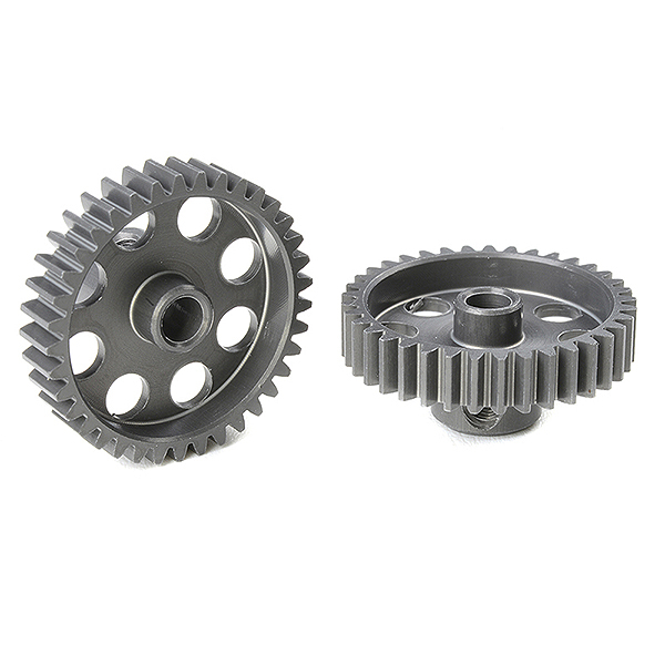 Corally 48 Dp Pinion Short Hard Anodised Al7075 37 Teeth Shaft Dia. 3.17mm (C-70437)