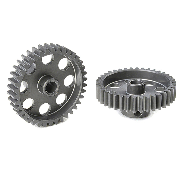 Corally 48 Dp Pinion Short Hard Anodised Al7075 38 Teeth Shaft Dia. 3.17mm (C-70438)