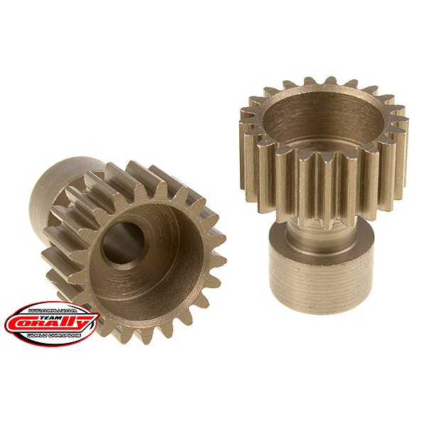 Corally 48 Dp Pinion Long BoSS Hardened Steel 21 Teeth Dia. 3.17mm (C-71121)