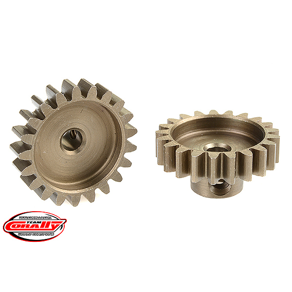 Corally 32 Dp Pinion Short Hardened Steel 21 Teeth Shaft Dia. 3.17mm (C-71521)