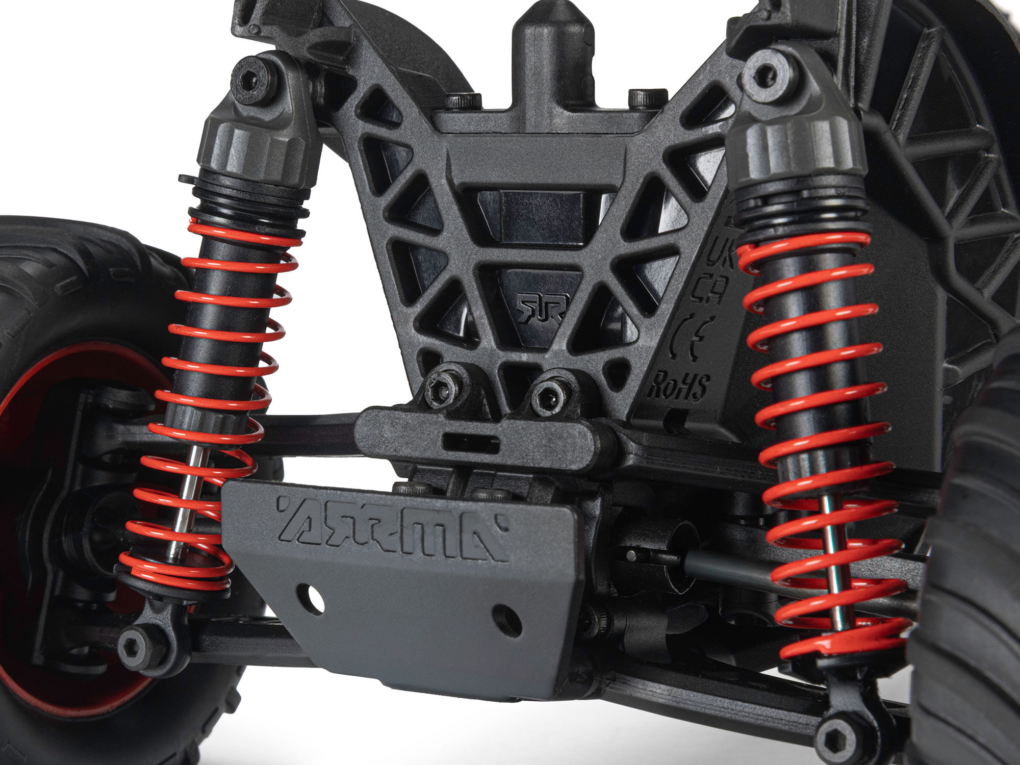 Arrma 1/16 QUAKE GROM 4X4 RTR Monster Truck Red (C-ARA2137T1)