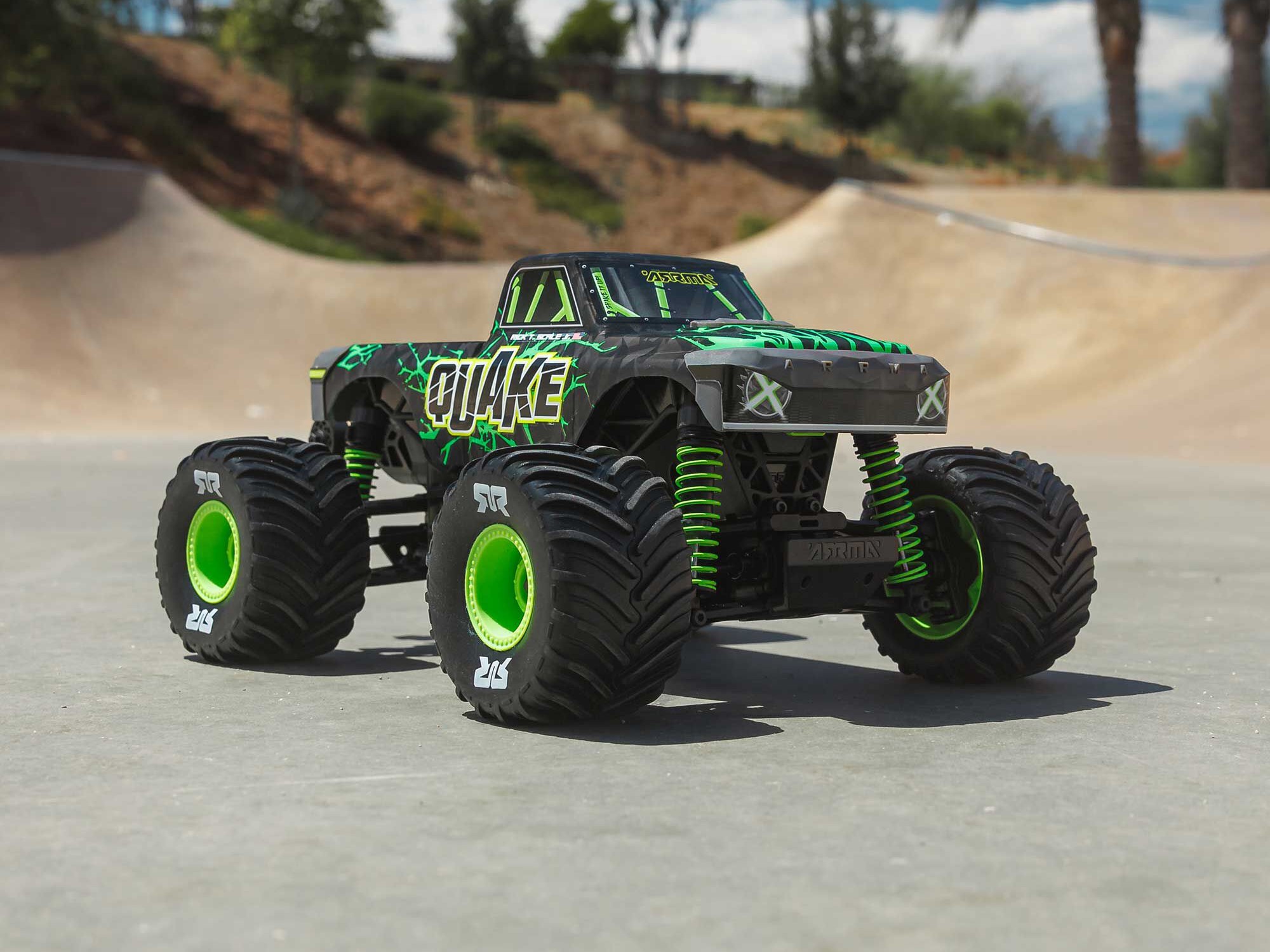 Arrma 1/16 QUAKE GROM 4X4 RTR Monster Truck Green (C-ARA2137T2)