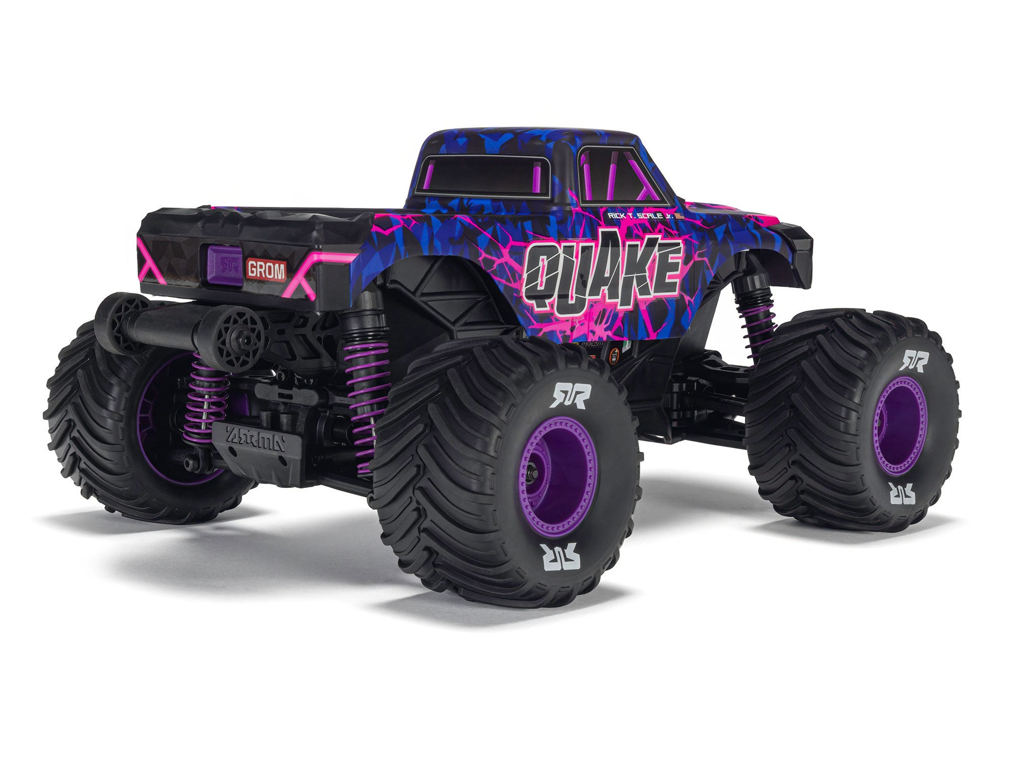 Arrma 1/16 QUAKE GROM 4X4 RTR Monster Truck Purple (C-ARA2137T3)