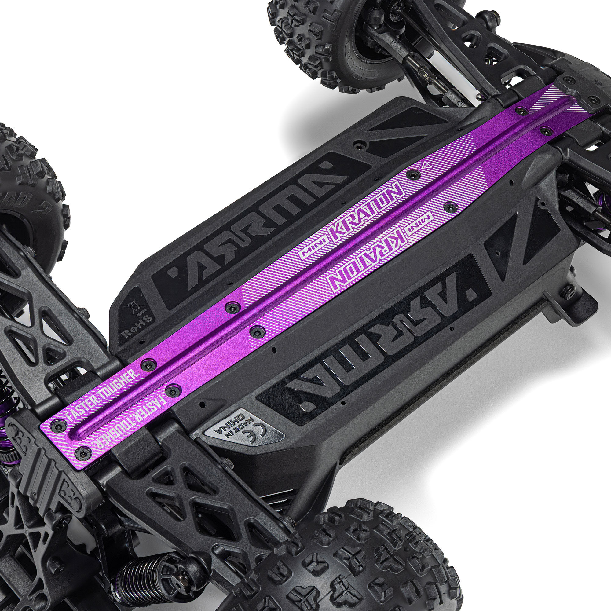 Arrma 1/16 MINI KRATON 3S DSC 4X4 RTR with Batt/Charg, Teal/Pink (C-ARA2508ST2)
