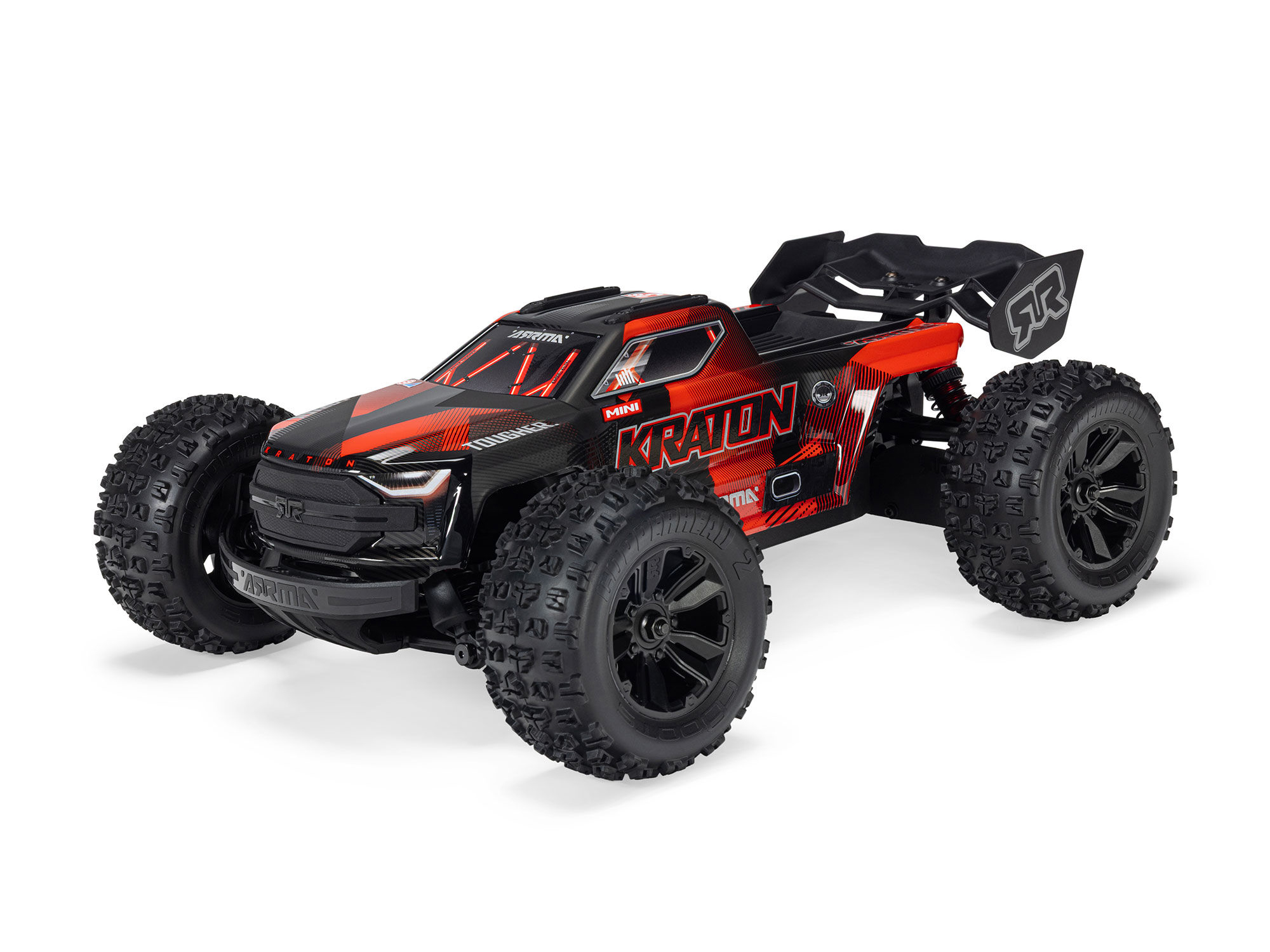 Arrma 1/16 MINI KRATON 3S DSC 4X4 RTR, Black/Red (C-ARA2508T1)