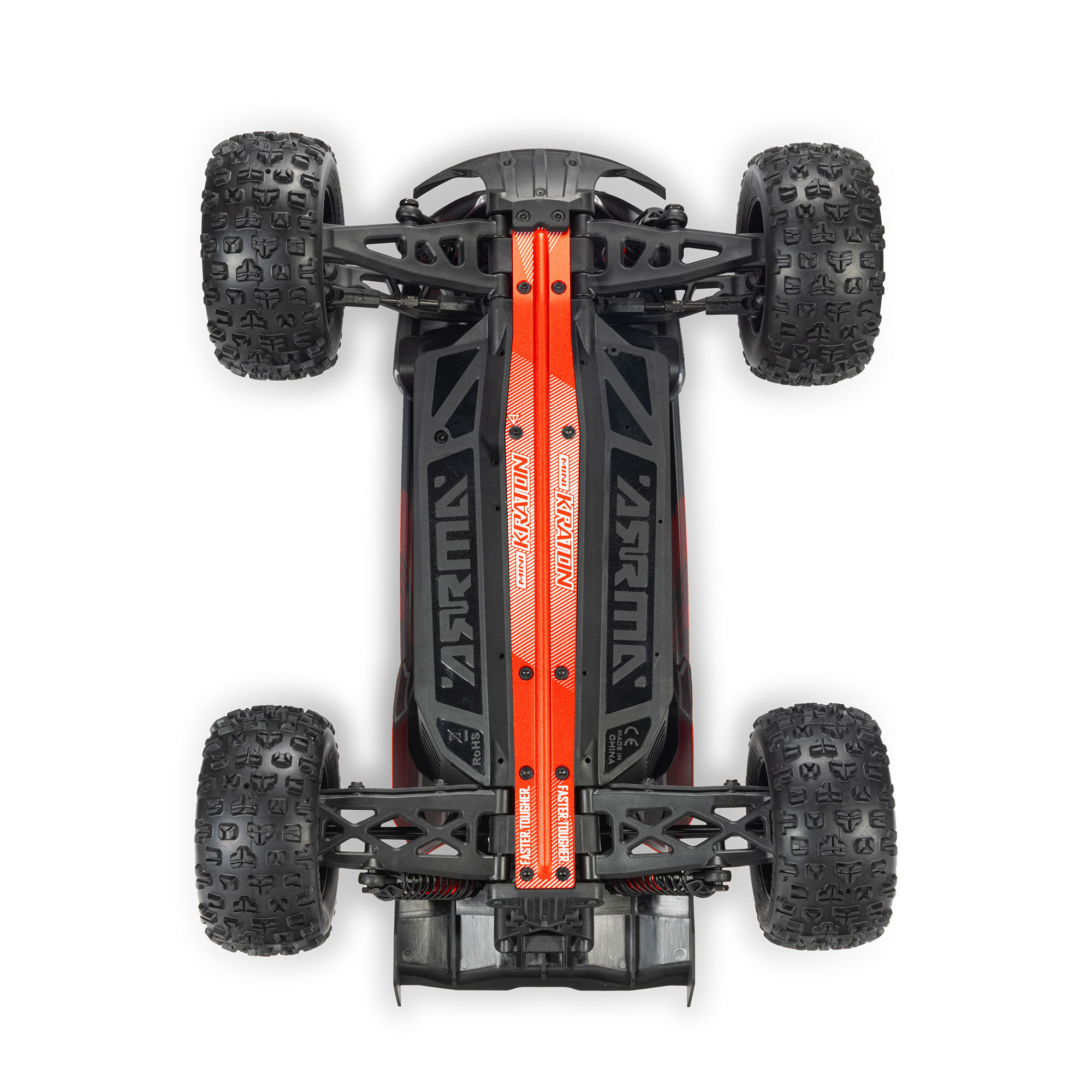 Arrma 1/16 MINI KRATON 3S DSC 4X4 RTR, Black/Red (C-ARA2508T1)