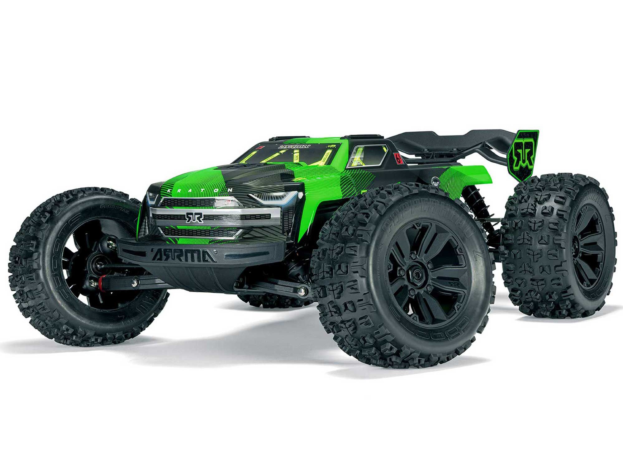 1/8 KRATON 6S V6 4X4 BLX Speed Monster Truck RTR Green/Black (C-ARA8608V6T3)